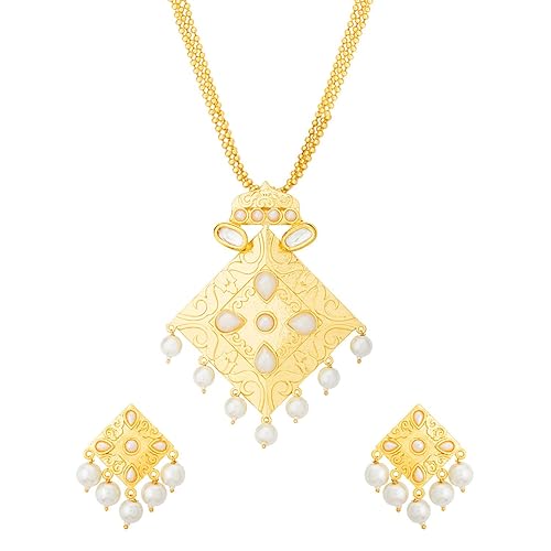 Graceful Gold Plated Necklace Set from Golden State of Mind Jewelry, Girl, Women, Mother, Sister, Girlfriend