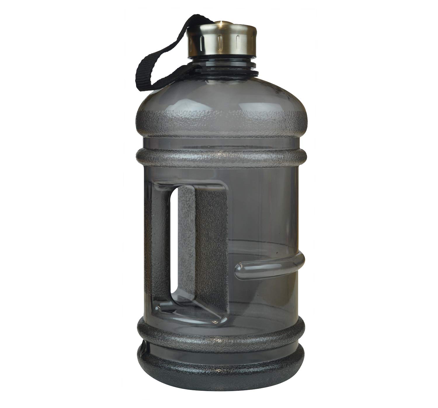 Large Drinking Bottle Sports Water Bottle 2.2L with Easy Carry Handle Gym Bottle Extra Large Sports Bottle 2.2 Litre Bottle Barrel Re-usable Plastic