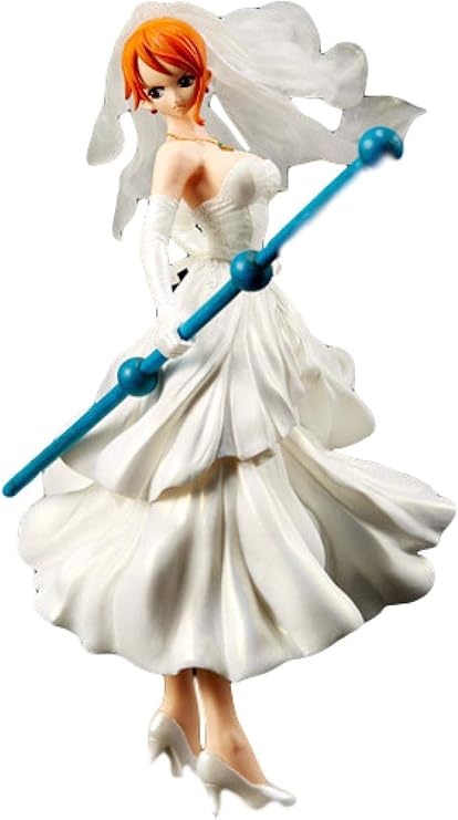 Amazon Co Jp Doll Figure 高cmワンピース ワンピーストップバトル4ナミウェディング彫刻ギフトモデルアートワークのアニメについて ホーム キッチン