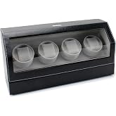 Watch Winder for Automatic Watches - Quad Watch Winders for Rolexs - Japanese Motor - Multiple Settings - Zero Magnetization