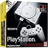 Original Sony PlayStation Classic Mini Console With 20 Classic Games (Renewed)