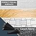 Door Stop, Ezire Premium Door Stopper Wedge Rubber With Finger Pinch Guard- Multi Surface, Non Scratching Slip Resistant Design- Gaps up to 1.2 Inches (Black 4+1Pack)