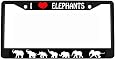 I Love Selling Real Estate License Plate Frame - Black Metal Car Tag Holder