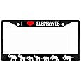 I Love To Sell Real Estate License Plate Frame - Black Metal Car Tag Holder