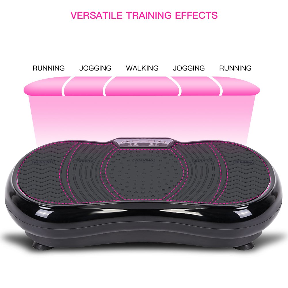 PASYOU Vibrationsplatte Mit Fernbedienung - 0-99 Stufen Ganzkörpertraining