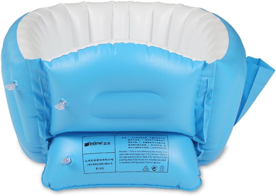 Vaschetta Gonfiabile Per Bagno Bambini - Per 0-3 Anni, Blu, Doccia Idromassaggio - Foto 2