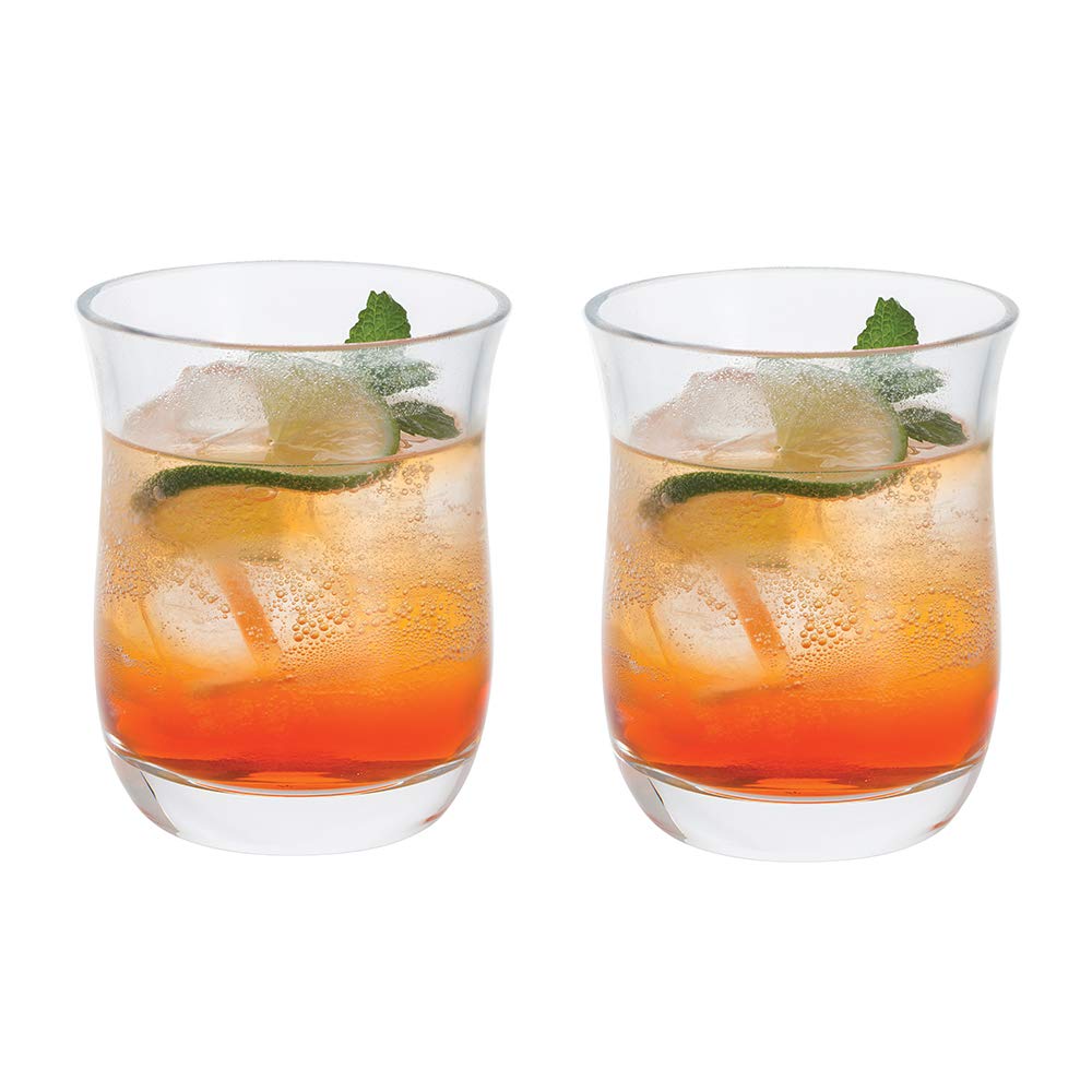Dartington Crystal TU3366/P Rum Rumbler Pair, 110 mm (h) 26 cl