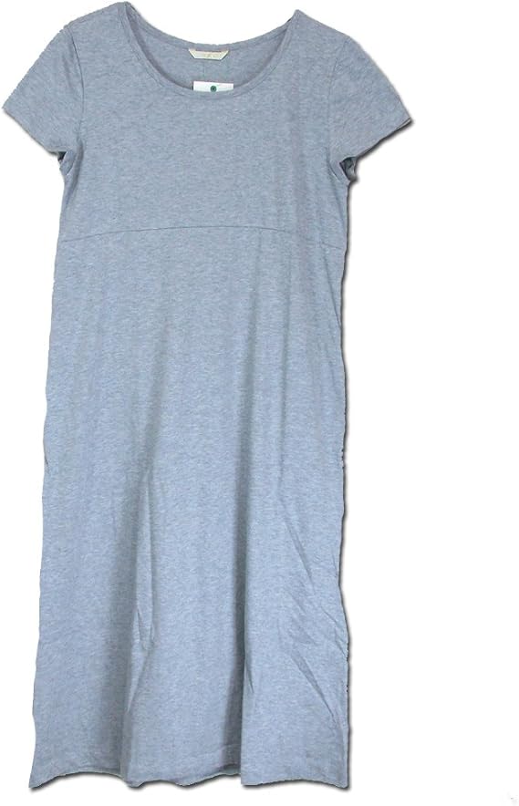 Amazon コバノ Cobano O C Sprout Op オーガニックコットンフレンチスリーブワンピース L Navy ワンピース チュニック 通販