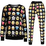 Roseate 3D Emoji Activewear Sweatpants and Shirt Joggers