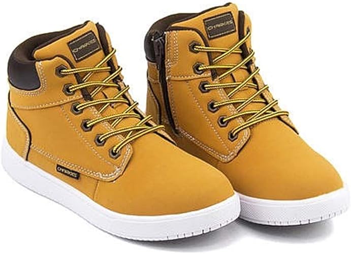 Amazon チャーキーズ 男の子 キッズ 子供靴 運動靴 通学靴 ハイカット スニーカー ブーツ クッション性 防水 雨 雪 靴 カジュアル デイリー スポーツ スクール 学校 1155 キャメル 0cm Charkies チャーキーズ ブーツ