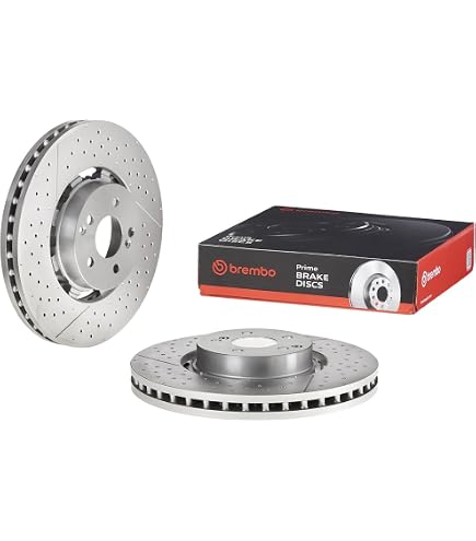 Amazon.com: Brembo 09.A822.11 UV Coated Pillar Vented drilled +