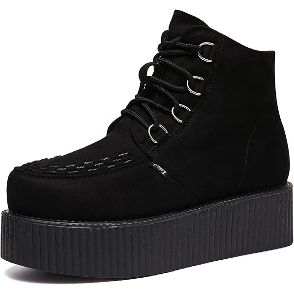 Skechers Mujer Negro Zapatos Lolita Goth Punk Plataforma Zapatos