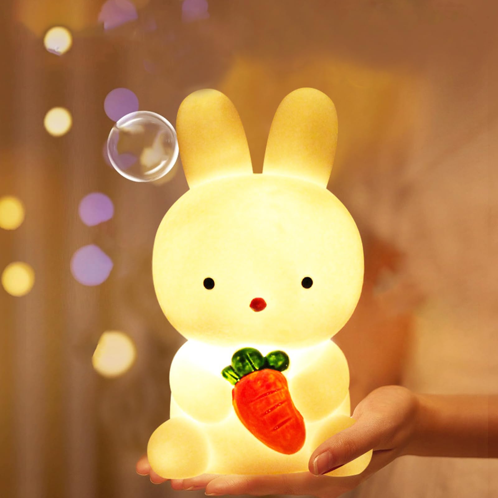 LED Tea Lights, Pack of 24, Flameless Flickering Candle Lights and Decorations for Wedding, Valentine's Day, Marriage Proposal, Party, Festival Celebration (Carrot Bunny)