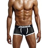 JOCKMAIL Men's Boxer Briefs Mesh Quick Dry Comfort Mens Boxer Briefs Stretch Trunks
