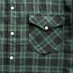 Dubinik® Flannel Shirt for Men Western Cowboy