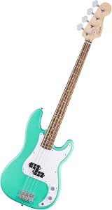 Fender Squier Debut Precision Bass Laurel Fingerboard Seafoam Green