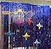 ShiDianYi 3FTX8FT-Foil Fringe Short-Royal Blue Window Foil Fringe Curtains/Photo Backdrops Christmas Decoration