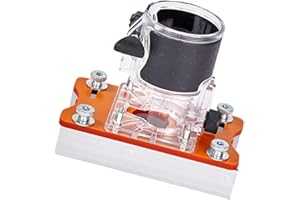 2 in 1 Wood Router Base Wood Trimmer Router Tool Base Aluminum Slotting Bracket for 50mm Carbinet Closet Multifunctional Slot