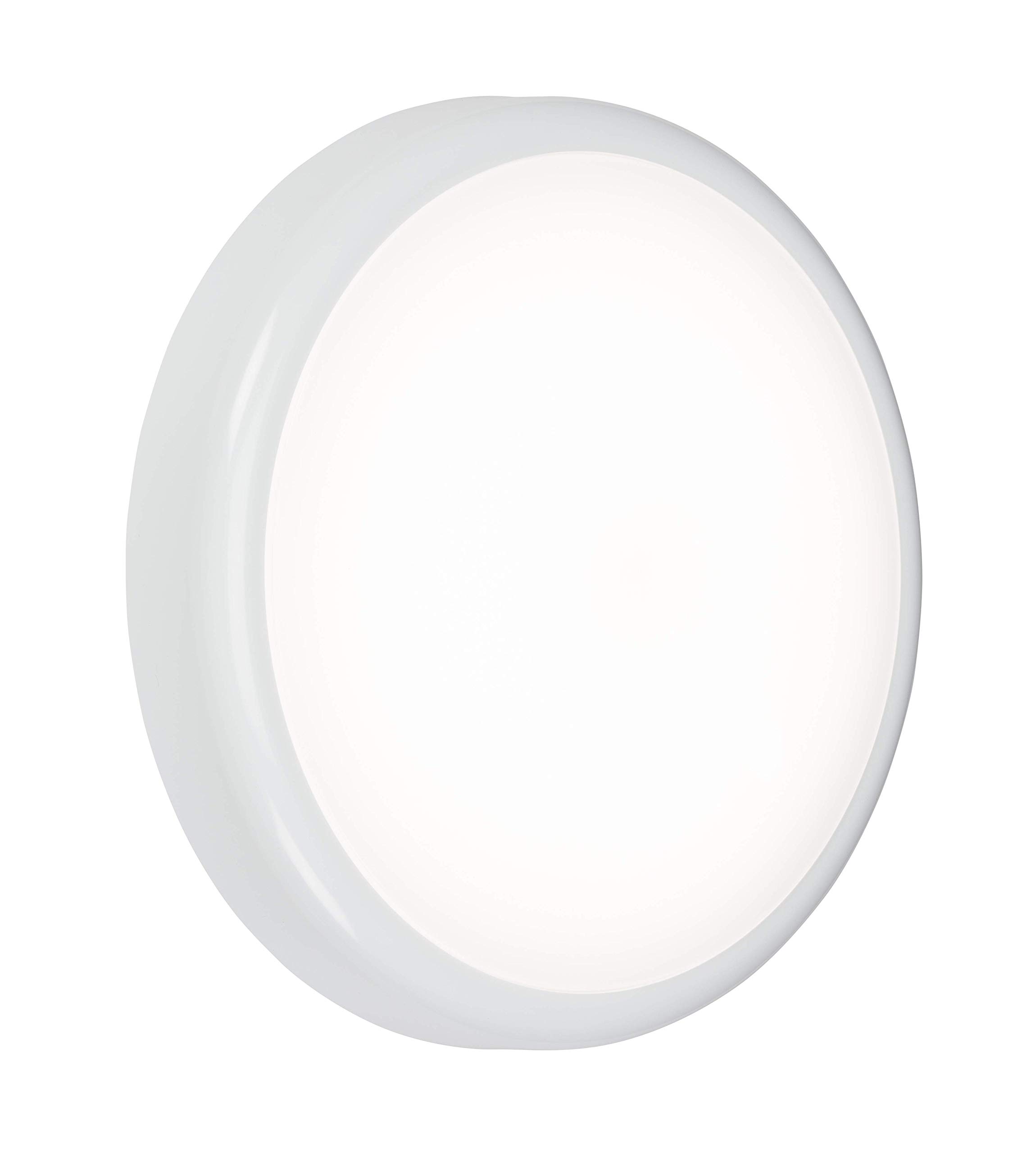 Knightsbridge 14W LED Bulkhead Light CCT with Motion Sensor, Polycarbonate, 14 W, White