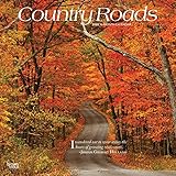 Country Roads 2020 12 x 12 Inch Monthly Square Wall Calendar, USA United States of America Scenic Ru by 