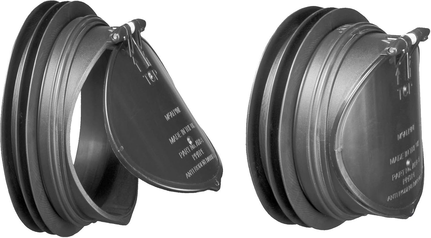 Mcalpine Anti-Return Lid, Black, Black/White, Klein