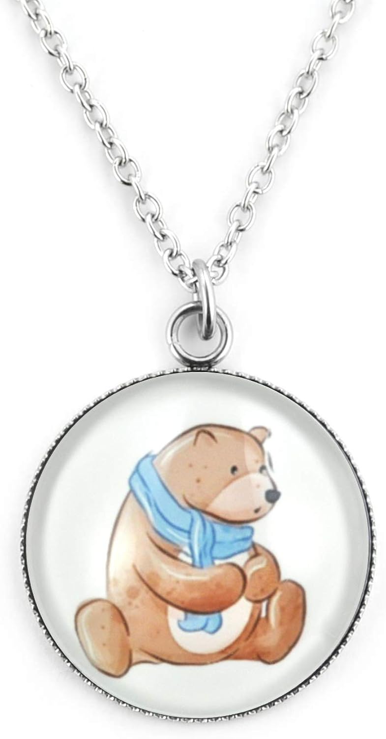 Yumilok Nachtleuchtende Tiger-Kette - Blaues Licht, 60cm, Legierung