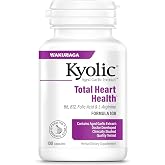 Kyolic Aged Garlic Extract Total Heart Health* Formula 108, 100 Capsules | Total Heart Health Supplement for Cardiovascular Wellness*, Circulation Support*, Bioavailable Aged Garlic Extract Supplement