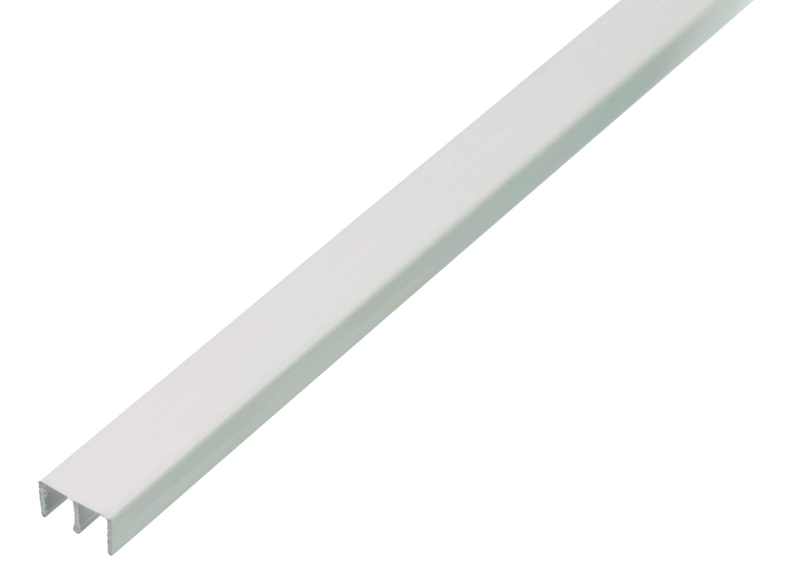 GAH-Alberts 485115 Guide Rail Profile Top Plastic White 1000 x 18 x 10 mm