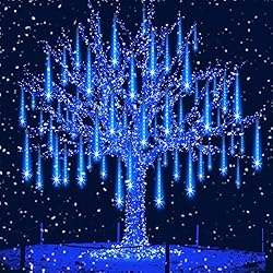 Aukora Rain Drop Lights, LED Meteor Shower Lights