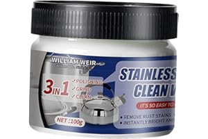 Metal Polish Cream, Scratch Remover And Cleaner, Rust Proof Cleaning Wax, Stainless Steel Polish Cleaner Cream, Multifunction