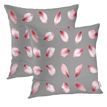 Amazon Com Batmerry Flower Pillow Cover 18x18 Inch Set Of 2 Pink