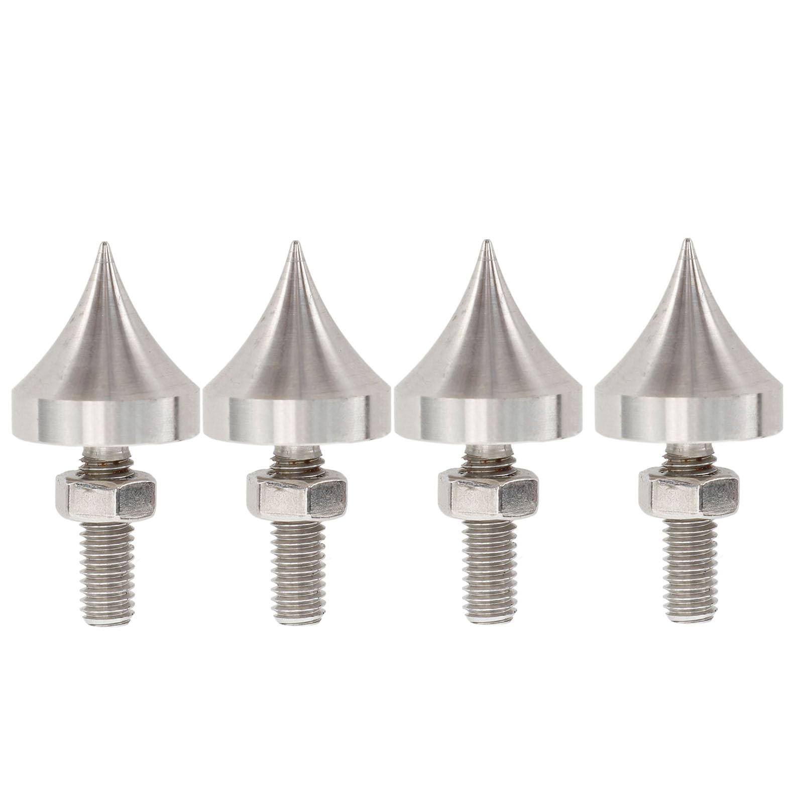 4 Set Speaker Spikes, Speaker Stand Spikes with Adjustable Height, Shockproof Speaker Isolation Stand Feet for Speaker Frame, Amplifier (M12)