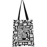 VAMSII Tap Dancing Lover Gift Tap Dancer Tote Bag Tap Dance Teacher Handbag Dance Recital Gift Love Tap Dance Gift