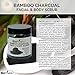 Biofinest Activated Bamboo Charcoal Body Scrub - with Dead Sea Salt, Shea Butter, Jojoba Oil, Vitamin E- Best For Dry Skin/ Cellulite/ Stretch Marks (250g)