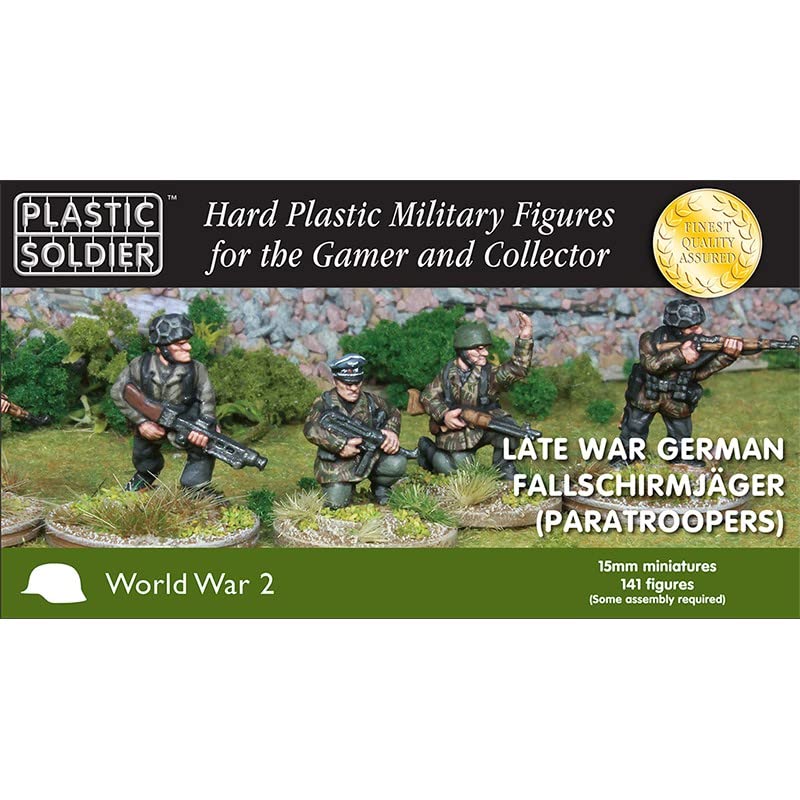 Plastic Soldier 15mm Late War German Fallschirmjager (Paratroopers) # WW2015013