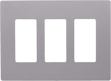 Legrand Pass Seymour Radiant Rwp263gry Three Gang Screwless