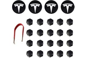 XINFOOB for Tesla Model 3 Y S X Wheel Hub Caps Center Cover Silver Matte (4PCS) Modification Hubcaps for Tesla Accessories