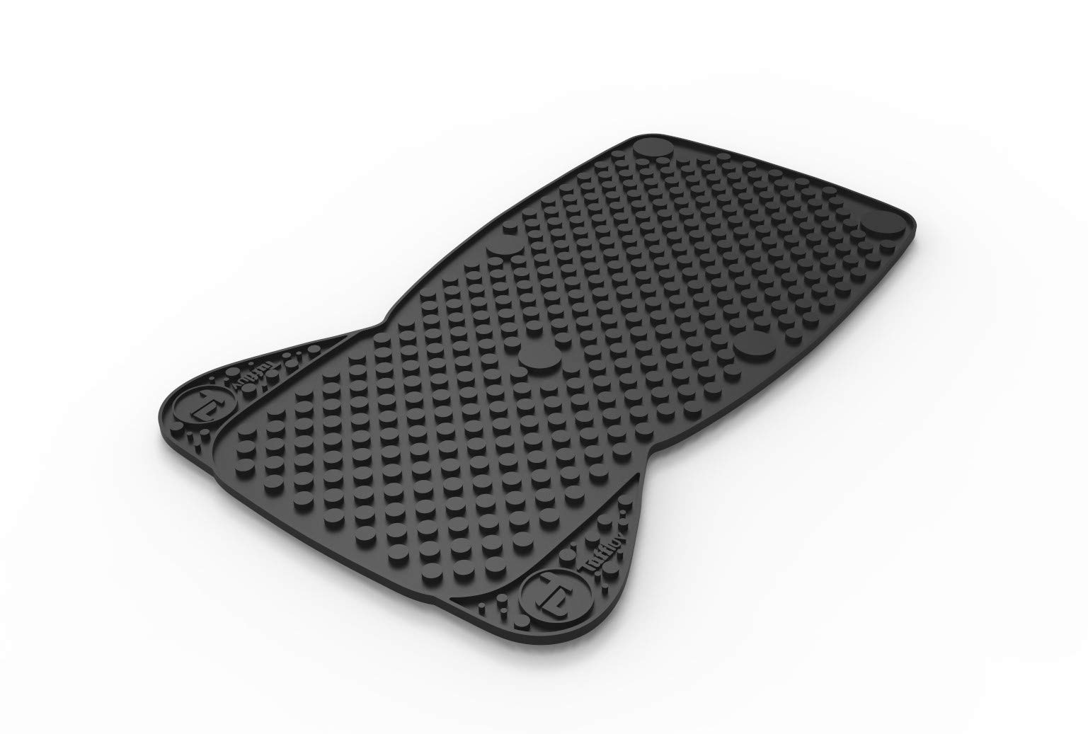 The PERFECT MAT Silicone Drip Tray Mat Compatible with PerfectDraft Perfect Draft Beer Dispenser Original and Black HD3761/60, Countertop Protection, Black
