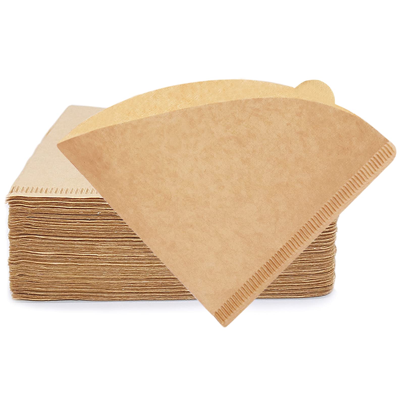 YQL 200PCS Coffee Filters Size 2, Disposable Unbleached Filter Papers for Coffee Dripper Pour Over Coffer Makers(2-4 Cups)