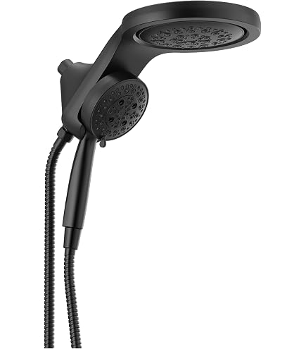 Amazon.com: Delta Faucet 4-Spray In2ition 2-in-1 Dual Shower Head