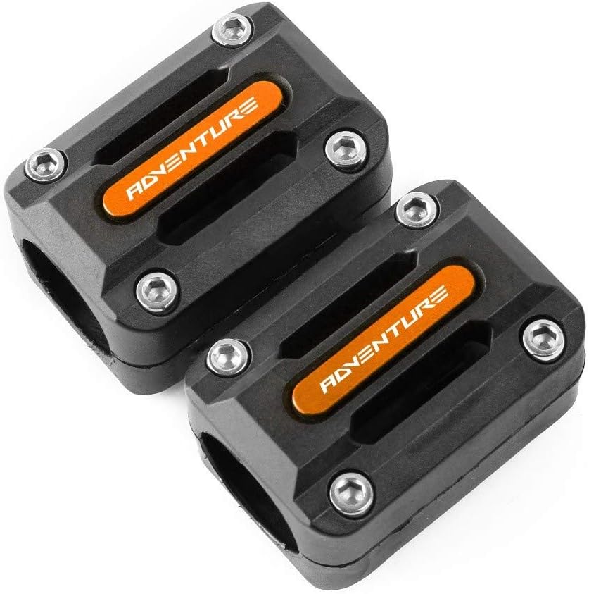 For KTM 1090 1190 1290 1050 Adventure 690 Enduro Super duke 1290 990 Motorcycle Engine Protection Guard Bumper Decorative Block 22/25/28mm (Color : Orange)