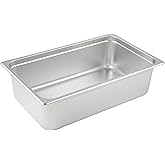 Winco Anti-Jamming Steam Pan, Full-Size x 6-Inch