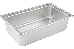 Winco Anti-Jamming Steam Pan, Full-Size x 6-Inch