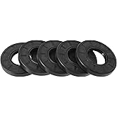 TUCKBOLD Universal Oil Seal TC Double Lip W Steel Spring Seal Ring Rotary Shaft Seal 35x72x10mm High Pressure NBR Rubber Black 5 Pcs