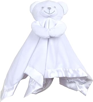 Babyprem Baby Velour Teddy Bear Comfort Blanket Boys Girls