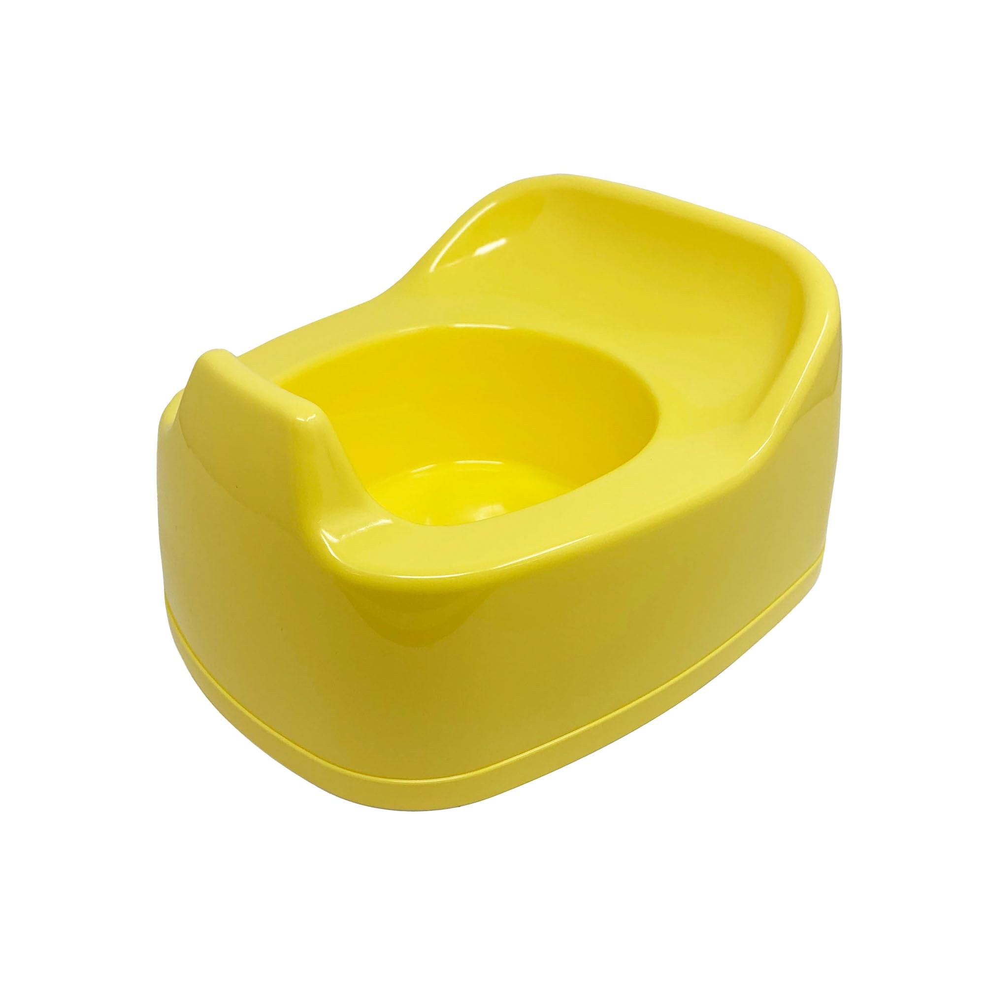 Children Junior Training Potty Toilet Toddler Baby Kids Trainer Chamber Seat Plastic Chair with Cut Out Slot for Easy Carrying, Easy Empty & Clean (H-1 x Yellow Potty Chamber)