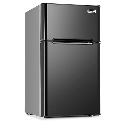 Euhomy 3.2 Cu Ft Compact Refrigerator with Freezer