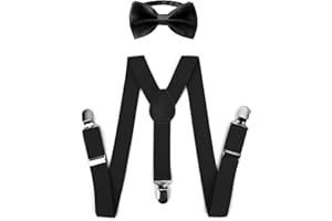 Bluckincle Boys Bow Ties & Suspenders - Toddler & Kids Bow Ties & Suspenders