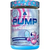 Core Nutritionals Pump Full-Spectrum Non-Stimulant Pre-Workout, with N03T Nitrate, Peak02, Alpha GPC, for Maximum Pump, Strength, and Performance 20 Servings (Fun Sweets Cotton Candy™ Blue Raspberry)