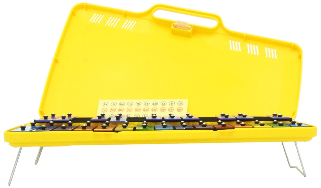 Angel AX2503 Note Glockenspiel with Coloured Keys